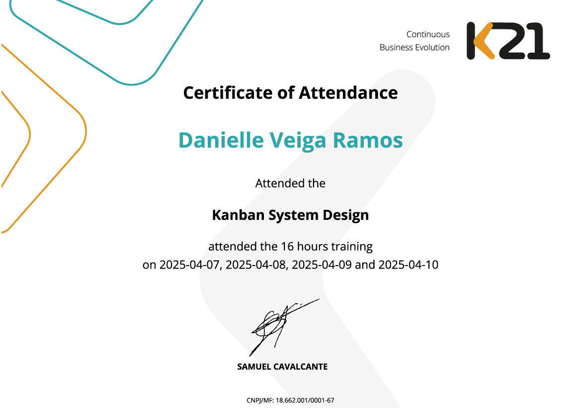 Certificado K21